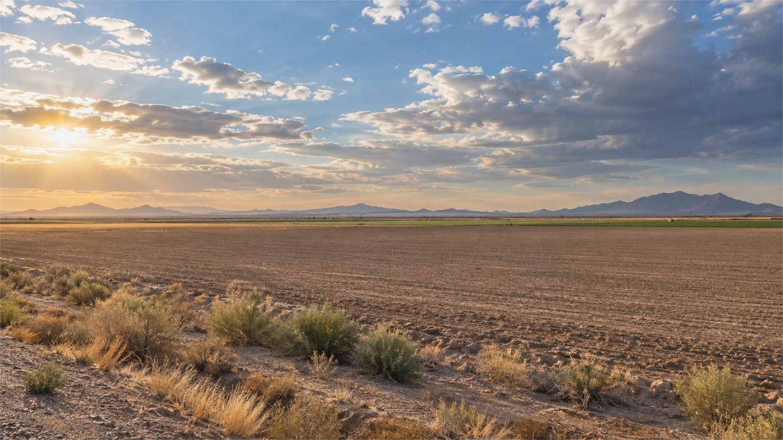 Open Arizona land access road near Chino Valley